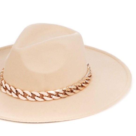Bulky Chain Western Hat cream color - Picture 2 of 6